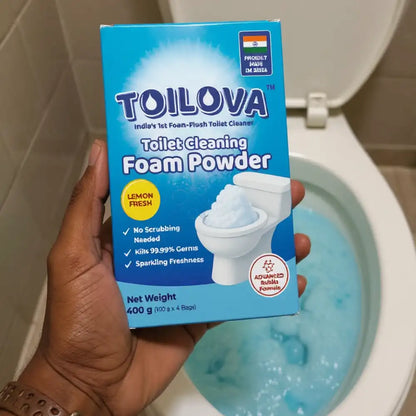 Toilova - Toilet Cleaning Foam Powder (100% Money back Guarantee)